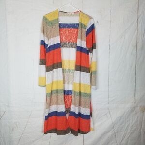 Andree  long open front cardigan
